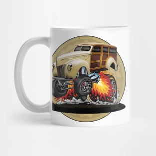 1940 Ford Deluxe Woody Wagon - Hot Rod Mug